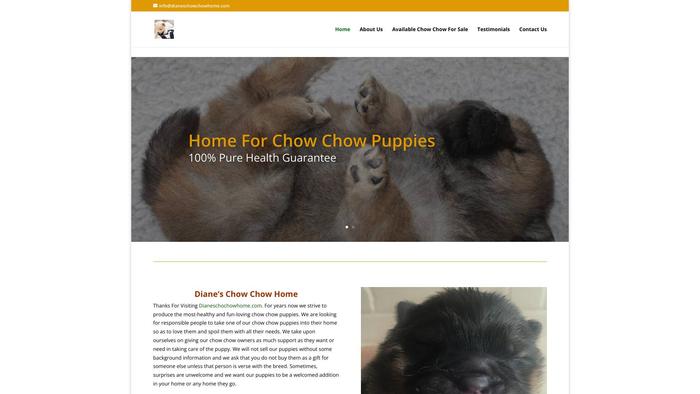 Dianeschowchowhome.com - Chowchow Puppy Scam Review