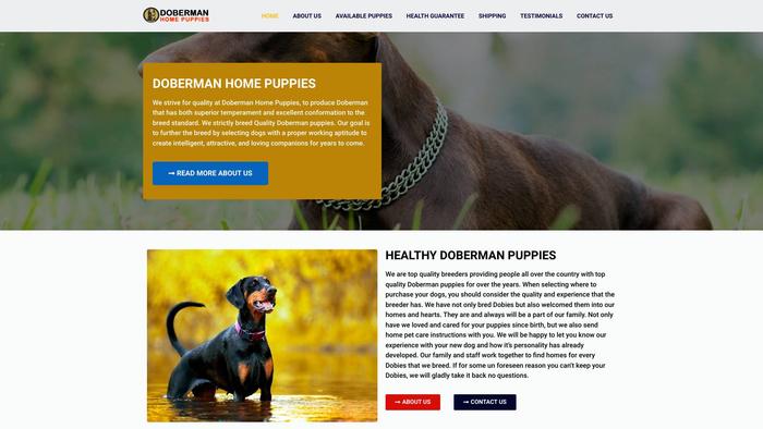 Dobermanhomepups.com - Doberman Pinscher Puppy Scam Review