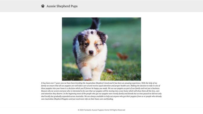 Fantasticaussiepups.com - Australian Shepherd Puppy Scam Review