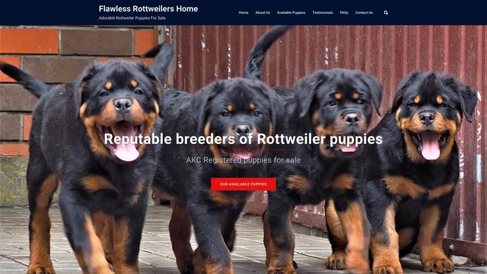 Flawlessrottweilers.com - Rottweiler Puppy Scam Review