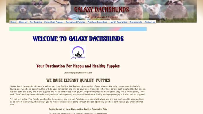 Galaxydachshunds.com - Dachshund Puppy Scam Review