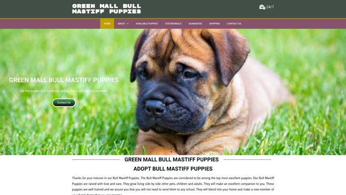 Greenmallbullmastiff.com - Bull Mastiff Puppy Scam Review