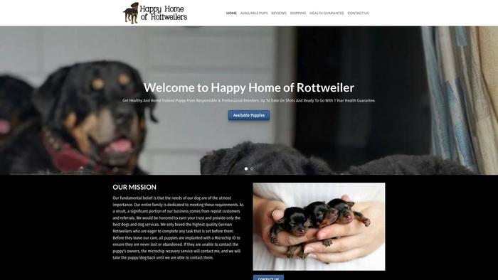 Happyhomeofrottweilers.com - Rottweiler Puppy Scam Review