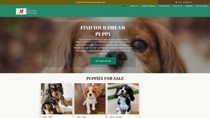 Homeofkingcharlespuppies.com - Cavalier King Charles Spaniel Puppy Scam Review