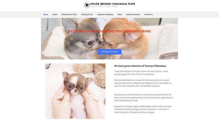 Housebrokenchihuahuapups.com - Chihuahua Puppy Scam Review