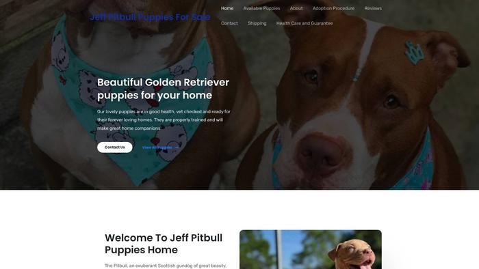 Jeffpitbullpuppiesforsale.com - Pit Bull Puppy Scam Review