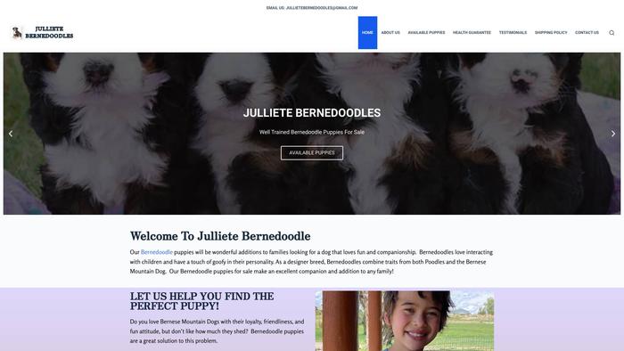 Jullietebernedoodle.com - Bernedoodle Puppy Scam Review