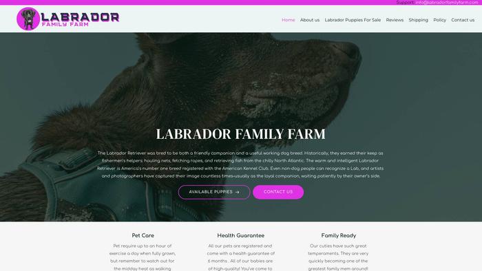 Labradorfamilyfarm.com - Labrador Puppy Scam Review