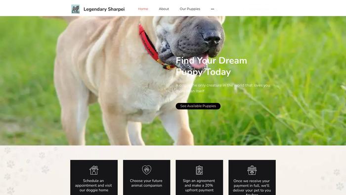 Legendarysharpeihome.store - Sharpei Puppy Scam Review