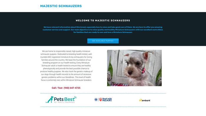 Majesticschnauzers.site - Schnauzer Puppy Scam Review