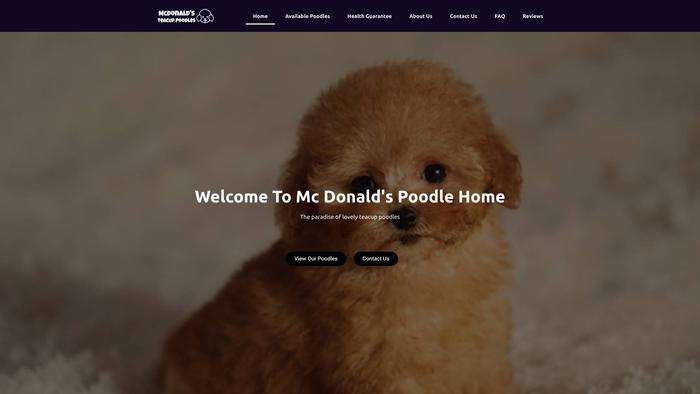 Mcdonaldsteacuppoodles.com - Poodle Puppy Scam Review