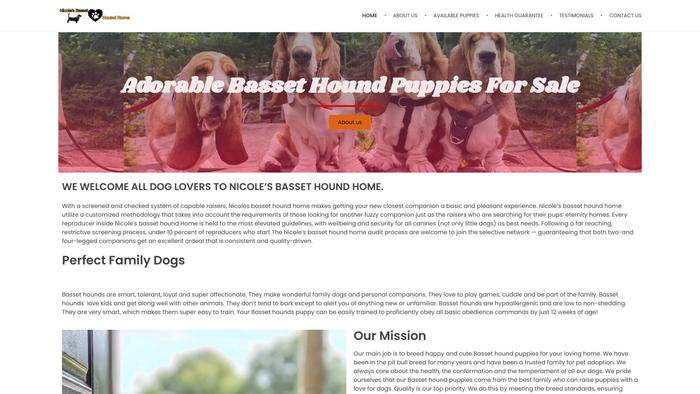 Nicolebassethoundhome.com - Bassethound Puppy Scam Review