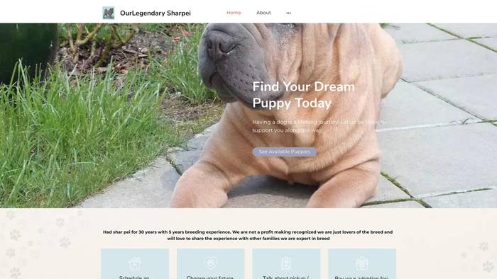 Ourlegendarysharpei.store - Sharpei Puppy Scam Review