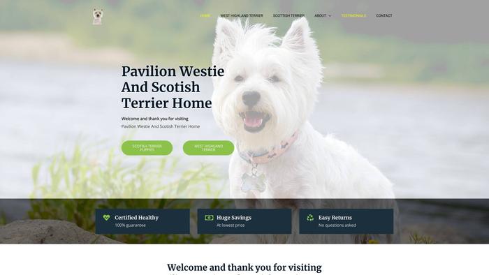 Pavilionwestieterrierhome.com - Terrier Puppy Scam Review