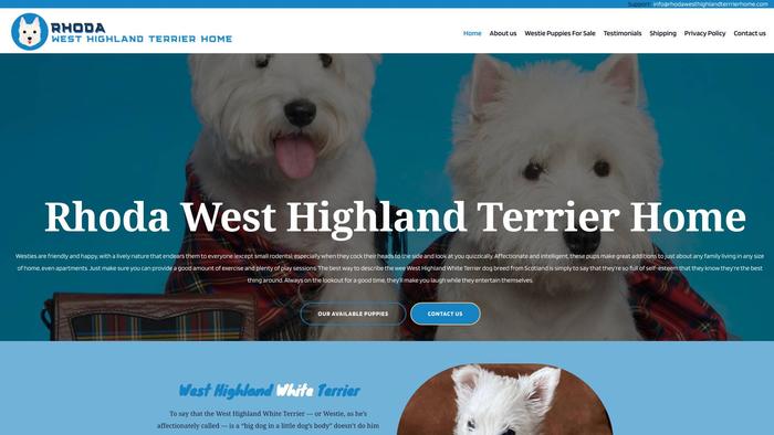 Rhodawesthighlandterrrierhome.com - Terrier Puppy Scam Review