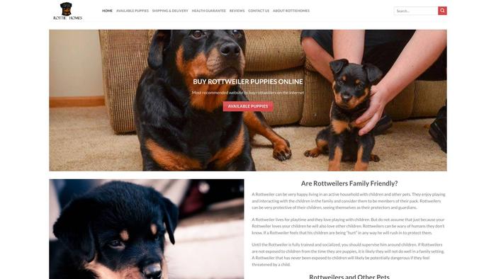 Rottiehomes.com - Rottweiler Puppy Scam Review