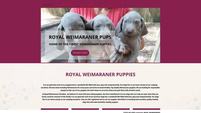 Royalweimaranershome.net - Weimaraner Puppy Scam Review