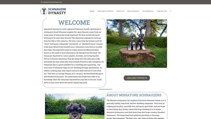 Schnauzerdynasty.com - Schnauzer Puppy Scam Review