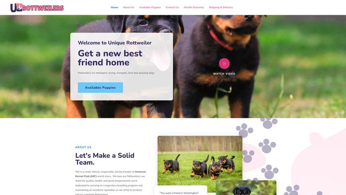 Uniquerottweiler.dog - Rottweiler Puppy Scam Review