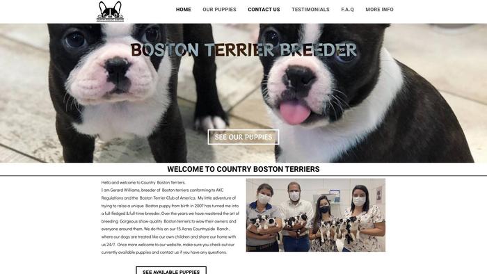 Countrybostonterriers.com - Terrier Puppy Scam Review