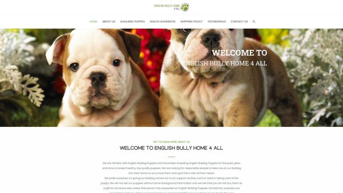 Englishbullyhome4all.com - English Bulldog Puppy Scam Review