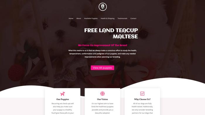 Freelandmalteseteacup.com - Maltese Puppy Scam Review