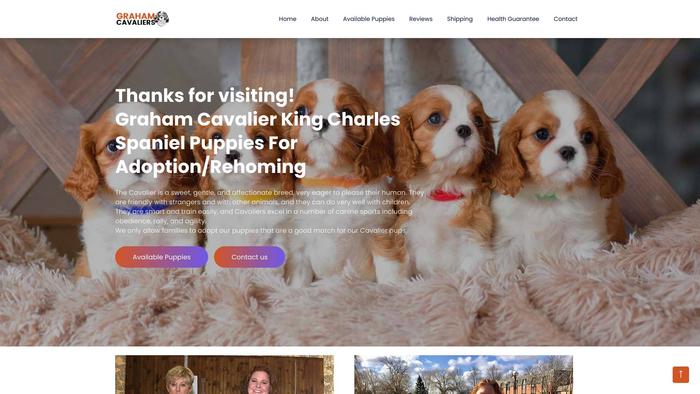 Grahamcavaliers.com - Cavalier King Charles Spaniel Puppy Scam Review