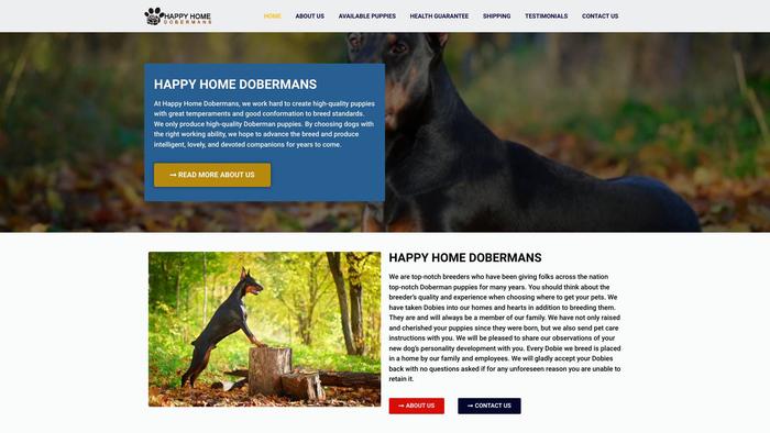 Happyhomedobermans.com - Doberman Pinscher Puppy Scam Review