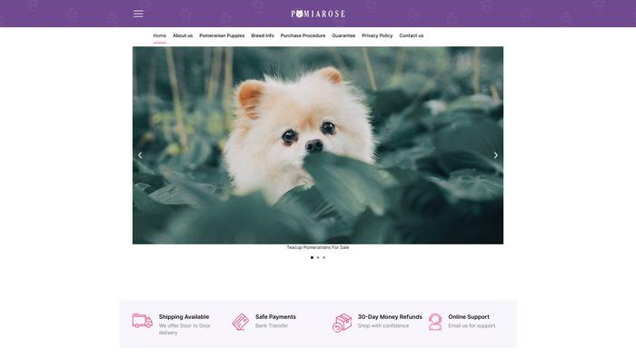 Pomiarose.shop - Pomeranian Puppy Scam Review