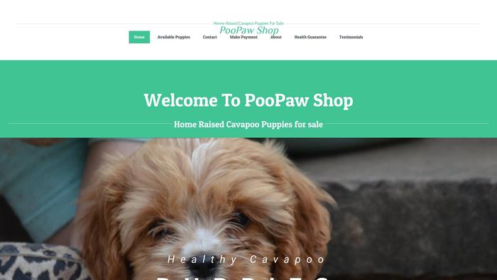 Poopawshop.com - Cavapoo Puppy Scam Review