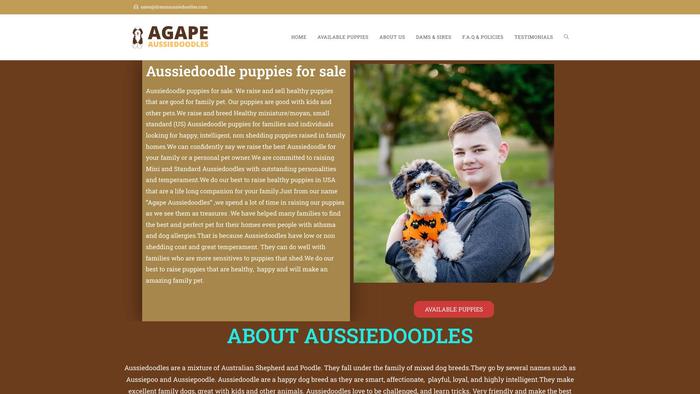 Agapeaussiedoodles.com - Australian Shepherd Puppy Scam Review