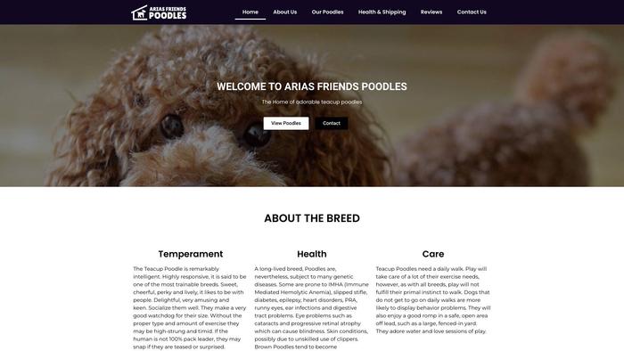 Ariasfriendspoodles.com - Poodle Puppy Scam Review