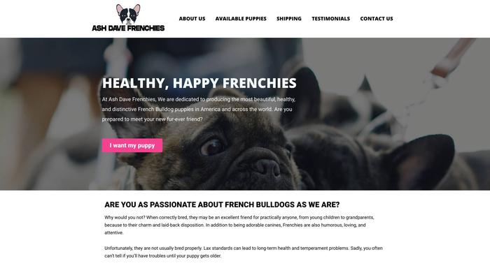 Ashdavefrenchies.com - French Bulldog Puppy Scam Review