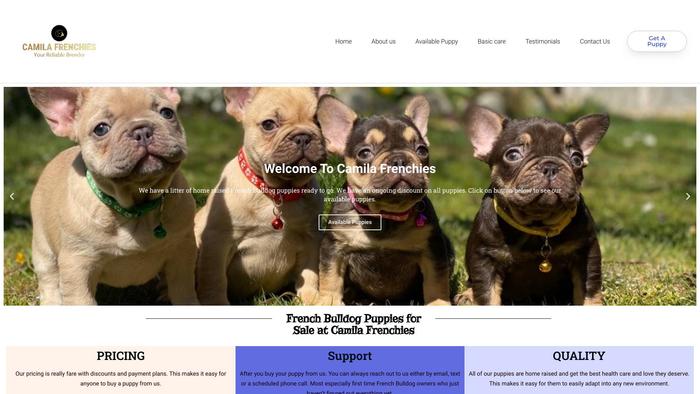 Camilafrenchies.com - French Bulldog Puppy Scam Review