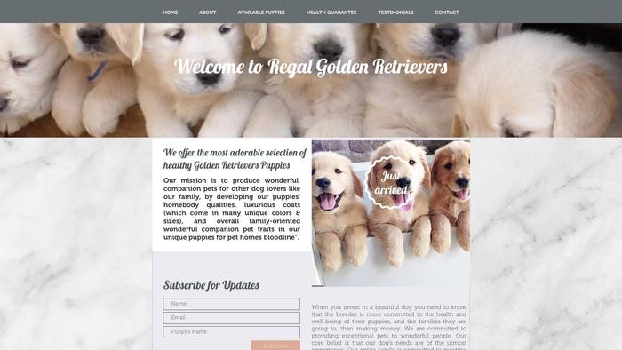 Creeksidegoldenretrievers.com - Golden Retriever Puppy Scam Review