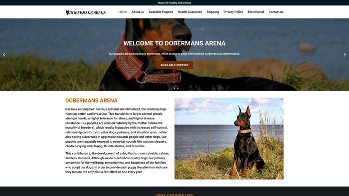 Dobermansarena.com - Doberman Pinscher Puppy Scam Review