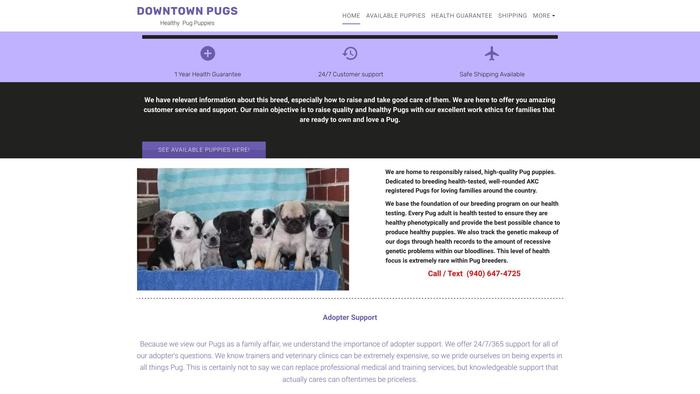 Downtownpugs.online - Pug Puppy Scam Review