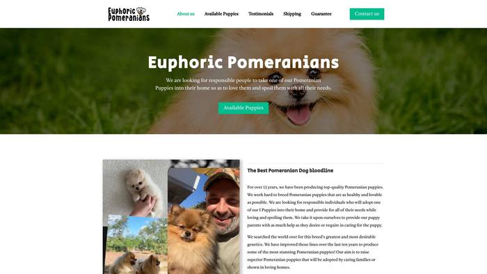 Euphoricpomeranians.com - Pomeranian Puppy Scam Review