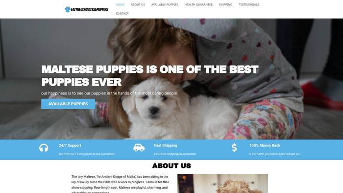 Faithfulmaltesepuppies.com - Maltese Puppy Scam Review