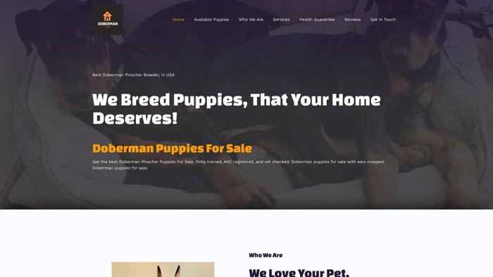 Familydobermanpinscherfarm.com - Doberman Pinscher Puppy Scam Review