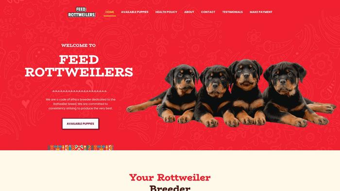 Feedrottweilers.com - Rottweiler Puppy Scam Review