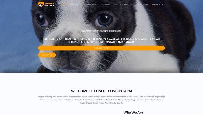 Fondlebostonfarm.com - Boston Terrier Puppy Scam Review