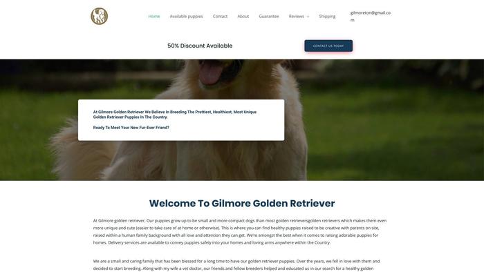 Gilmoregoldenretrievers.com - Golden Retriever Puppy Scam Review