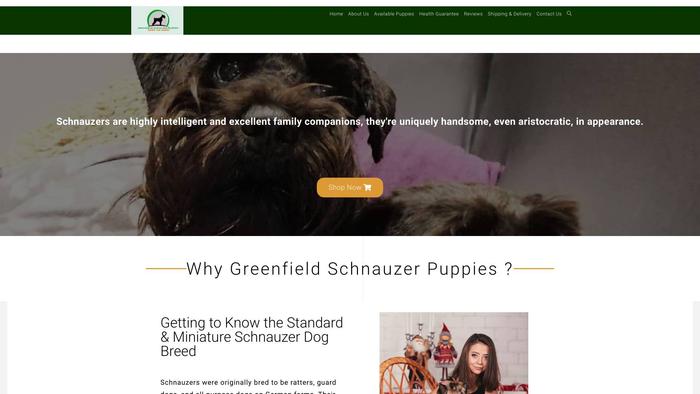 Greenfieldschnauzerpuppies.live - Schnauzer Puppy Scam Review