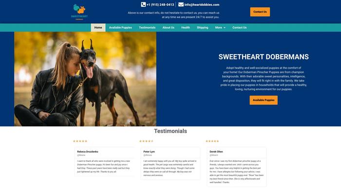 Heartdobbies.com - Doberman Pinscher Puppy Scam Review