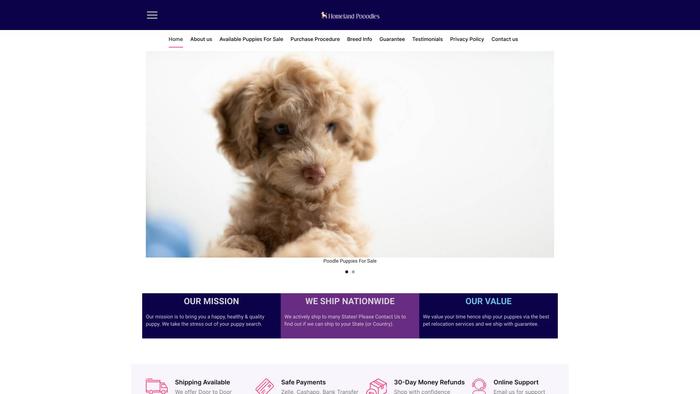 Homelandpoodles.com - Poodle Puppy Scam Review