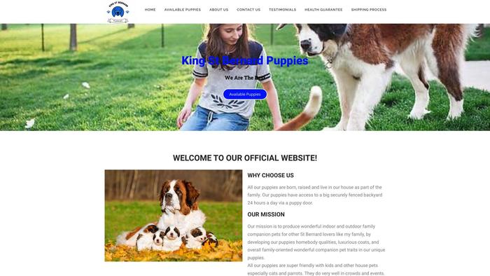 Kingstbernardpuppies.com - Saint Bernard Puppy Scam Review