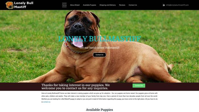 Lonelybullmastiff.com - Bull Mastiff Puppy Scam Review