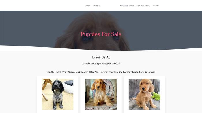 Lornellcockerspaniels.com - Cockerspaniel Puppy Scam Review