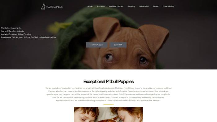 Myurbanpitbull.com - Pit Bull Puppy Scam Review